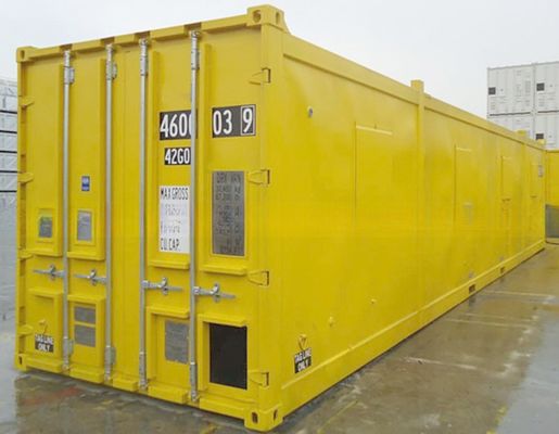 Contêiner offshore de 40 pés DNV 2.7-1 Contêiner seco padrão de 40 pés para KSA UAE Corten Steel Logotipo personalizado e Sling de 4 pernas