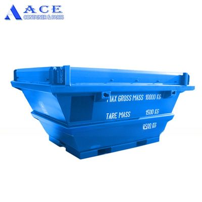 3789mm comprimento 6,5 CBM DNV aço padrão resíduos offshore Skip Onshore Container de lixo transporte para eliminação de resíduos