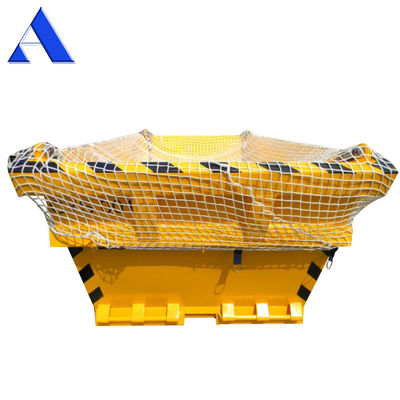 3789mm comprimento 6,5 CBM DNV aço padrão resíduos offshore Skip Onshore Container de lixo transporte para eliminação de resíduos