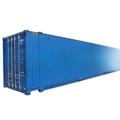 Container de embarque de alto cubo de 45 pés de altura com topo duro e topo aberto Carga útil máxima de 24980 kg para embarque em larga escala