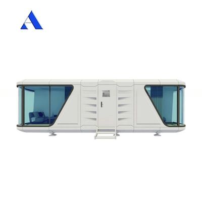 2024 Prefab Luxury Modular Moderno Apple Cabin Space Capsule Container House Maison Capsule Spatiale para Mgo Board e piso de PVC
