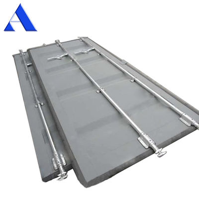 Painel de porta de contêiner de carga seca de 20 pés e 40 pés de aço cortado de 2,0 mm com design personalizável e segue a demanda do cliente