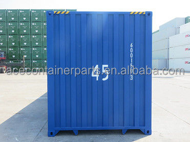 Container de embarque de alto cubo de 45 pés de altura com topo duro e topo aberto Carga útil máxima de 24980 kg para embarque em larga escala