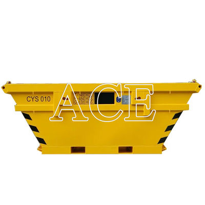 13' CortenA Container de descarte de resíduos de perfuração offshore de aço para eliminação ecológica conforme com a DNV2.7-1