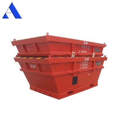 13' CortenA Container de descarte de resíduos de perfuração offshore de aço para eliminação ecológica conforme com a DNV2.7-1