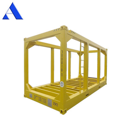 Piso de aço DNV 2.7-1 20ft Cubo alto Mar Offshore Frame de elevação Capacidade 30.8 CBM Gás e perfuração de petróleo