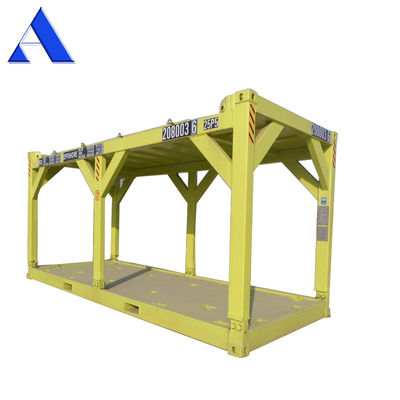 Piso de aço DNV 2.7-1 20ft Cubo alto Mar Offshore Frame de elevação Capacidade 30.8 CBM Gás e perfuração de petróleo