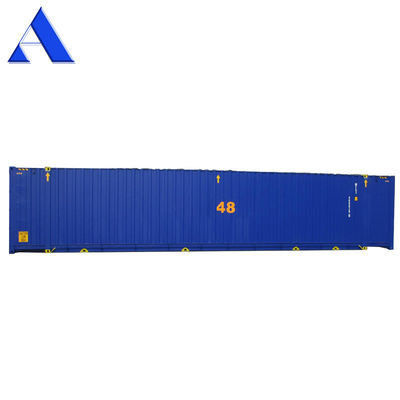 48 pés de altura cubos de carga seca contêineres de embarque peso bruto máximo 30480KGS peso de empilhamento admissível 192000KGS aço corten