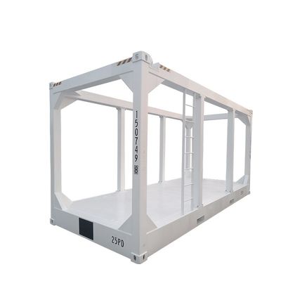 Container seco padrão DNV 2.7 para carga e dimensões externas de 6058 x 2438 x 2896 mm