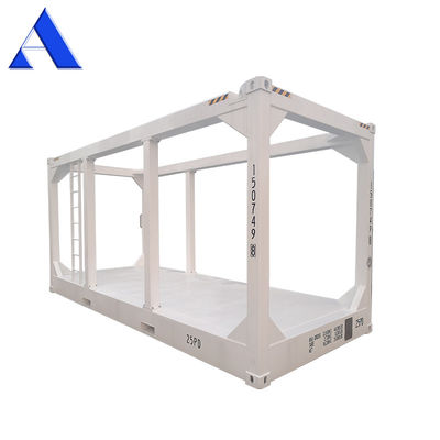 Container seco padrão DNV 2.7 para carga e dimensões externas de 6058 x 2438 x 2896 mm