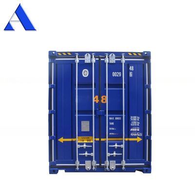 48 pés de altura cubos de carga seca contêineres de embarque peso bruto máximo 30480KGS peso de empilhamento admissível 192000KGS aço corten
