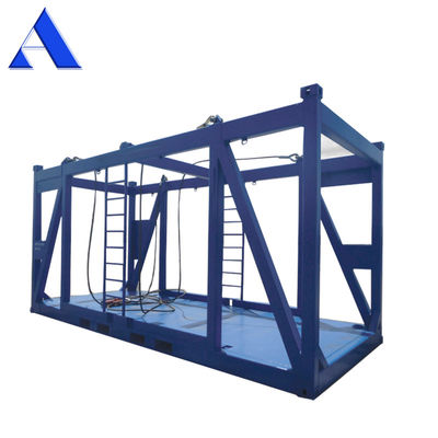 Container seco padrão DNV 2.7 para carga e dimensões externas de 6058 x 2438 x 2896 mm
