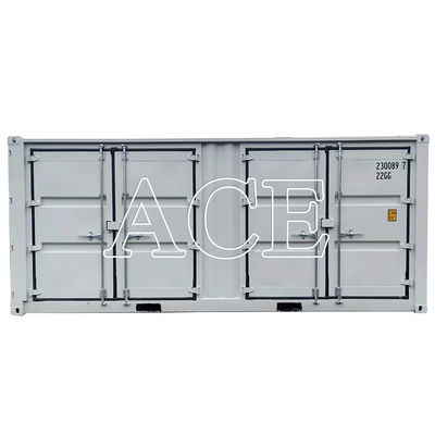 21 toneladas de carga útil 20 pés de lado aberto Container de carga seca com portas de vários lados e material resistente à corrosão
