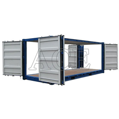 Container seco de 20 pés com abertura lateral completa para transporte de carga personalizado