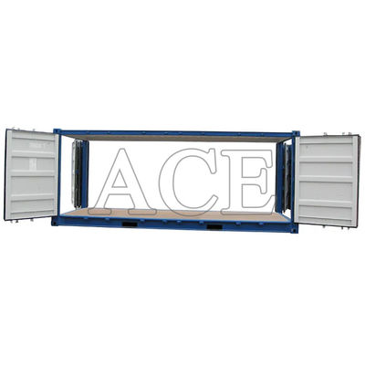 Container seco de 20 pés com abertura lateral completa para transporte de carga personalizado