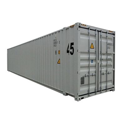 Container de embarque HC de 45 pés de altura para transporte marítimo Certificado CSC e construção de aço forte