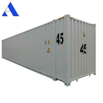 Container de embarque HC de 45 pés de altura para transporte marítimo Certificado CSC e construção de aço forte