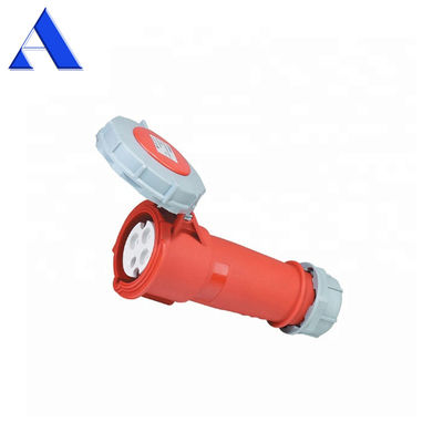 Conector e tomada elétrica de plástico industrial para peças sobressalentes de recipientes Reefer Voltagem nominal 400V