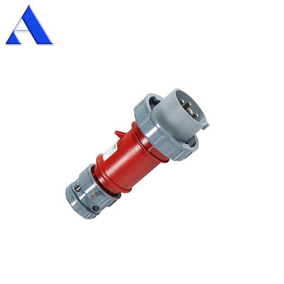 Conector e tomada elétrica de plástico industrial para peças sobressalentes de recipientes Reefer Voltagem nominal 400V