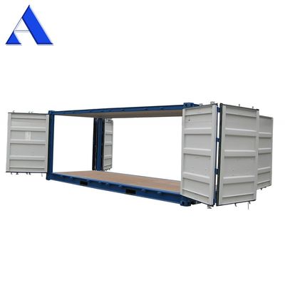 20 pés com abertura lateral completa de carga seca Container de transporte de madeira compensada Dimensões internas l x W x H mm 5898 x 2352 x 2393 mm