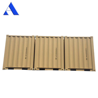 6ft x 8ft Containers de transporte de carga Containers de armazenamento seco Dimensões externas 1960 x 2438 x 2591 mm Armazenamento de carga portátil