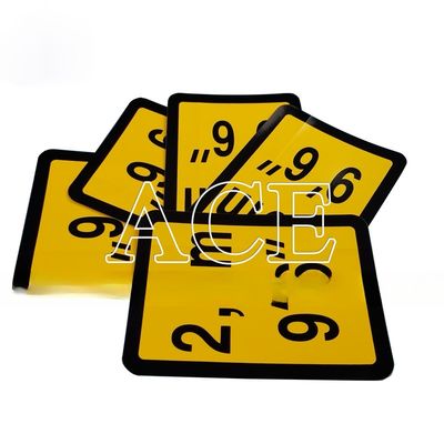 Obtenha o melhor desempenho do seu contêiner de transporte com 3M Tecnologia Número Carta Marca LOGO Peso Decal Peças sobressalentes