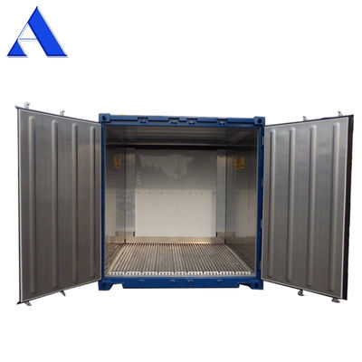Container de acomodação de Reefer offshore de 10 pés de aço inoxidável certificado pela DNV com unidade de refrigeração Thermo King