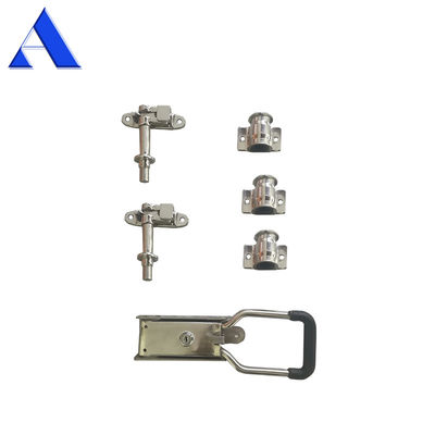 Equipamento de bloqueio de portas de aço inoxidável para reboque de caminhões de reboque