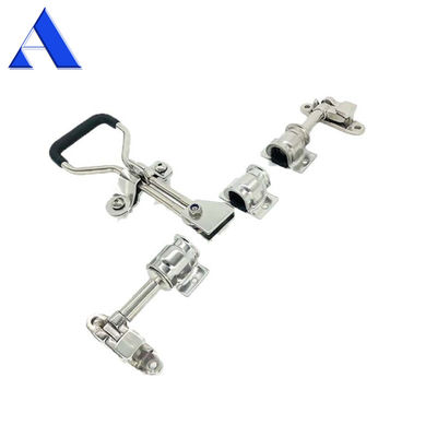 304 Peças de carroceria de caminhão de aço inoxidável conjunto completo de 22 mm tubo polido porta de porta de contêiner de caminhão para comprimento de vara de bloqueio personalizado