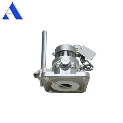 500 mm Manhole 3'' BSP SS316 Bottom Discharge Butterfly Valve para porta de documentos de plástico ISO Tanque Container