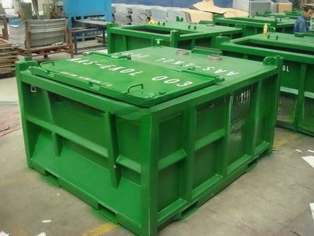 6.5ft LR Certificado DNV 2.7-1 Contêineres Offshore Lodo Skip Skip