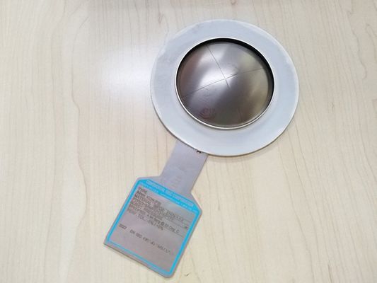 Disco de ruptura de explosão plano personalizável para indústria de petróleo e gás Diâmetro nominal de 2&quot; a 40&quot; DN 50 a 1000 Material 316L