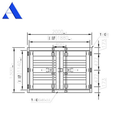 20ft e 40ft Carga Seca Container de Envio Portas traseiras ou laterais Superfície finalizada Tamanho padrão De acordo com as suas necessidades