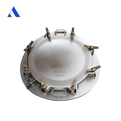 Peças sobressalentes e acessórios para contêineres de transporte de tanques ISO 500 mm Montagem de manlid de perfil baixo com válvula de entrada de ar de 1,5 '' BSP