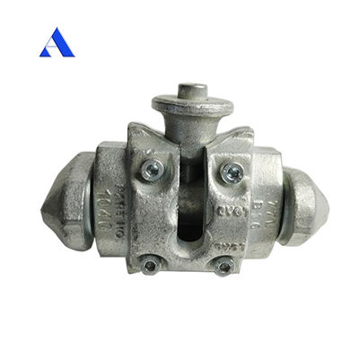 Container Twist Lock Steel Connector Horizontal 10ft Hot Dip Galvanized 4.8KGS para conexão de contêiner