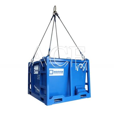 Tipo de olho de elevação Olho plano DNV 2.7-1 Cable de aço inoxidável padrão Sling de fio de cabo 4 ou 5 pernas para contêiner offshore Laranja