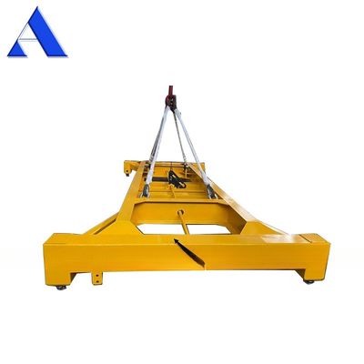 Condição 42 toneladas de carga útil 40 pés de contêiner de navegação espalhador vigas de elevação semi-automáticas com dimensão de espiga 12118 x 2438 mm