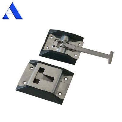 Peças de carroceria de camião Forma T Caminhão de aço inoxidável porta de camper fechadura Trailers Caminhão porta de porta porta de porta para DONGFENG Bison