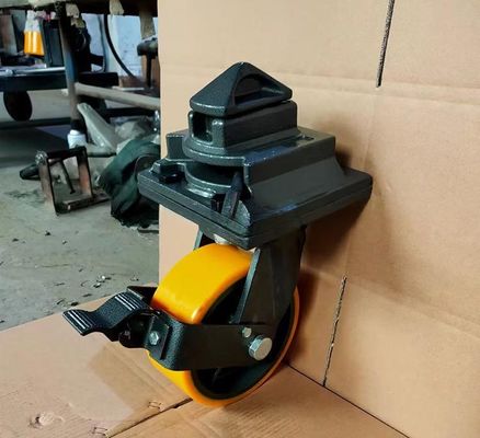 3 toneladas de carga pesada Caster ISO Container de navegação marítima Rochas giratórias dentro de lojas de materiais de construção e casters de chapa