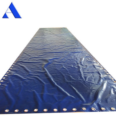 650g/m2 Cobertura de lonas revestidas de densidade para tamanho personalizado 20ft 40ft Contêineres de topo aberto em padrão revestido