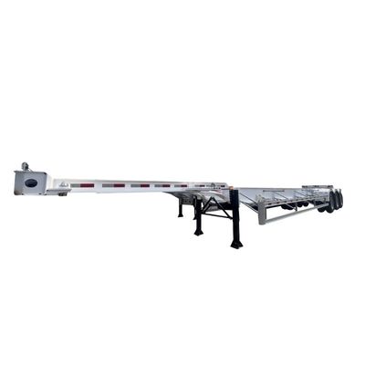 53ft Esqueleto de pescoço de ganso Estrutura de caminhão Semi-trailer Container Chassis de transporte com excelentes características e eixo FUWA durável