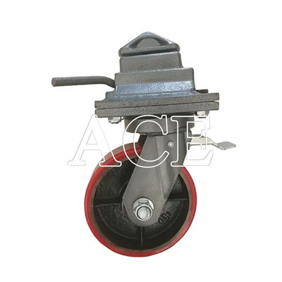 Rolamentos de pneus de borracha moldeados resistentes e duráveis para transporte de contentores H x L 550 X 500MM