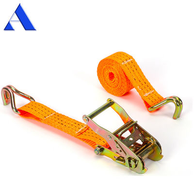 3-10m de comprimento Double J Hook Polyester Chave Retrátil Conjunto para substituição / reparação finalidade Tie Down Strap