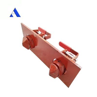 Semi-reboque Reboque de contêiner duplo Reboque de fecho giratório fecho giratório Peças de reboque de fecho de pin dianteiro Vermelho e preto