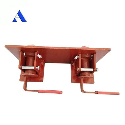 Semi-reboque Reboque de contêiner duplo Reboque de fecho giratório fecho giratório Peças de reboque de fecho de pin dianteiro Vermelho e preto