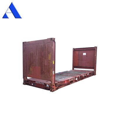 Aço Corten 20ft 40ft Containers usados de rack plano piso de segunda mão contraplacado ou aço
