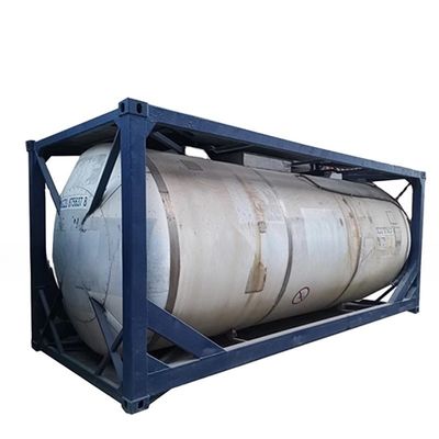 Certificado CSC T11 Container de tanque ISO de 21000L a 26000L para armazenamento de produtos químicos, de aço e aço corten