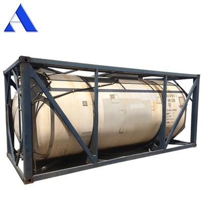 Certificado CSC T11 Container de tanque ISO de 21000L a 26000L para armazenamento de produtos químicos, de aço e aço corten