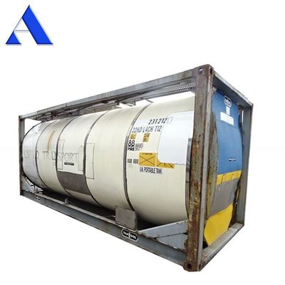 Certificado CSC T11 Container de tanque ISO de 21000L a 26000L para armazenamento de produtos químicos, de aço e aço corten