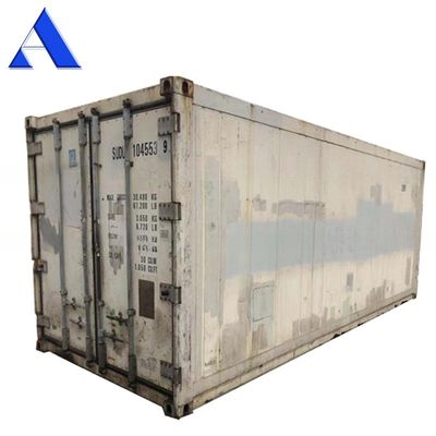 20 pés de segunda mão congelador refrigerado menos 18 graus Reefer Container em Dubai Porta abertura 2290 x 2246 MM Idade 2004-2008